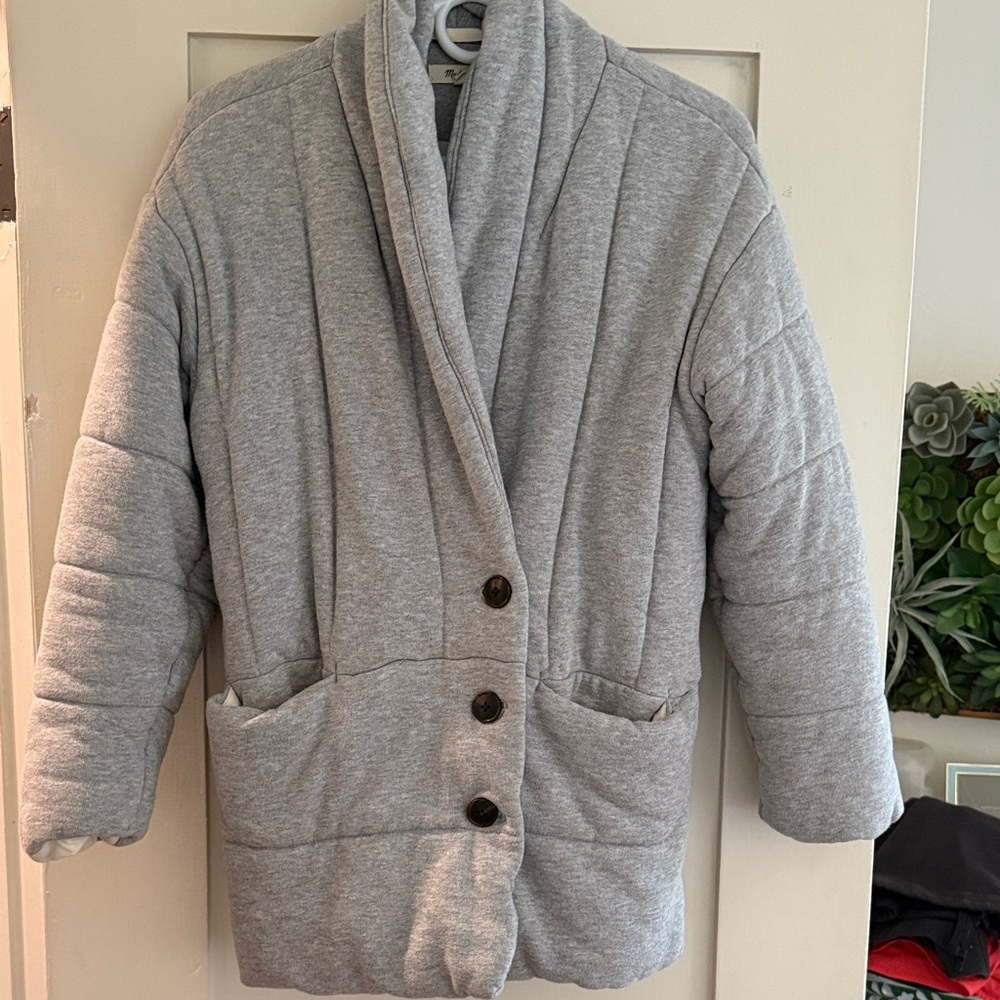 Madewell sweatshirt jacket